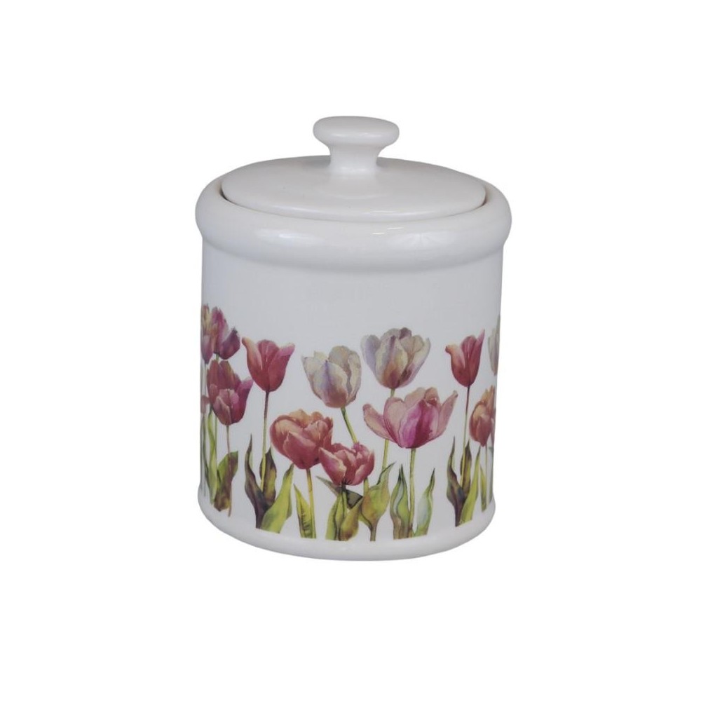 BARATTOLO DISEGNI TULIPANO 10.7X10.7X15CM